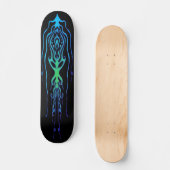 Abstract Octopus Tribal Squid Tattoo Design Persoonlijk Skateboard (Voorkant)