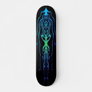 Abstract Octopus Tribal Squid Tattoo Design Persoonlijk Skateboard