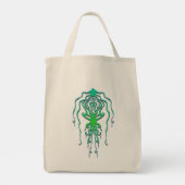 Abstract Octopus Tribal Squid Tattoo Design Tote Bag (Achterkant)