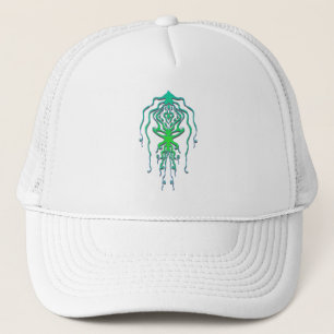 Abstract Octopus Tribal Squid Tattoo Design Trucker Pet