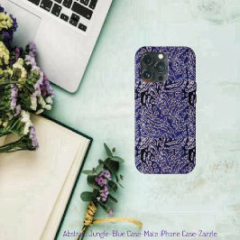 Abstract Oerwoud-blauw Case-Mate iPhone Case