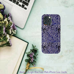 Abstract Oerwoud-blauw Case-Mate iPhone Case