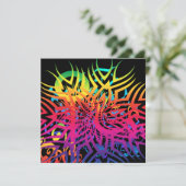 Abstract Oerwoud Kaart (Staand voorkant)