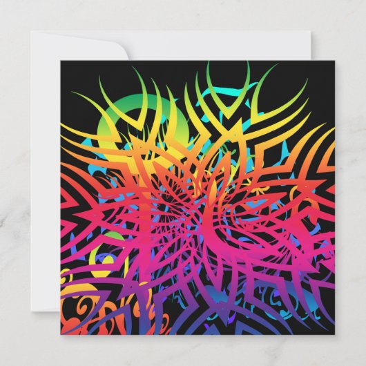 Abstract Oerwoud Kaart (Voorkant)