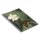 Abstract Oerwoud: Leopards Creative Pattern Notitieboek (Rechterzijde)