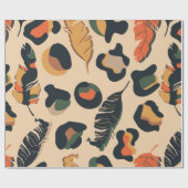 Abstract oerwoud naadloos patroon, wild dier backg cadeaupapier (Vlak)