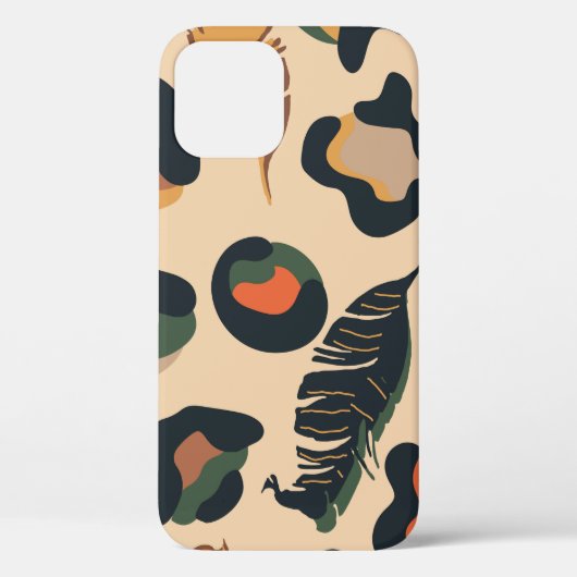 Abstract oerwoud naadloos patroon, wild dier backg Case-Mate iPhone case (Achterkant)