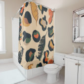 Abstract oerwoud naadloos patroon, wild dier backg douchegordijn (In situ)