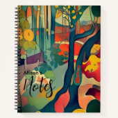 Abstract Oerwoud Notitieboek (Voorkant)