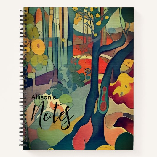 Abstract Oerwoud Notitieboek (Voorkant)