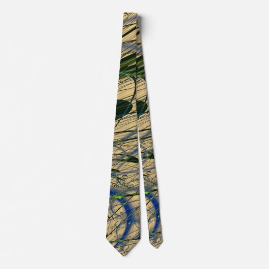 Abstract Oerwoud ontwerp Stropdas (Voorkant)