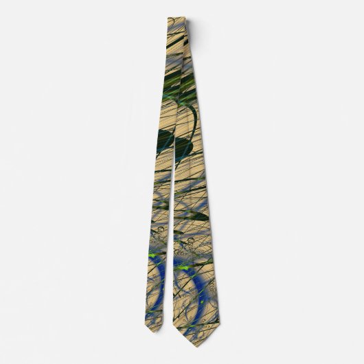 Abstract Oerwoud ontwerp Stropdas (Achterkant)