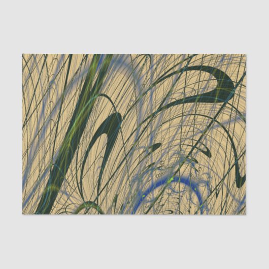 Abstract Oerwoud Tissuepapier (Voorkant)