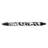 Abstract Oerwoud Zwarte Inkt Pen (Voorkant)