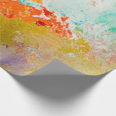 abstract oil paint texture on canvas, backgroundba cadeaupapier (Hoek)