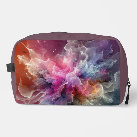Abstract Old Rose Floral Cloud Landscape Toilettasje (Voorkant)