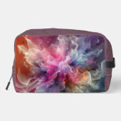 Abstract Old Rose Floral Cloud Landscape Toilettasje (Achterkant)