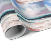 Abstract oliecanvas: hedendaagse textuur cadeaupapier (Rol Hoek)