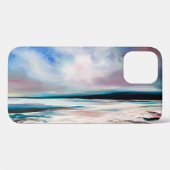 Abstract oliecanvas: hedendaagse textuur Case-Mate iPhone case (Achterkant (horizontaal))