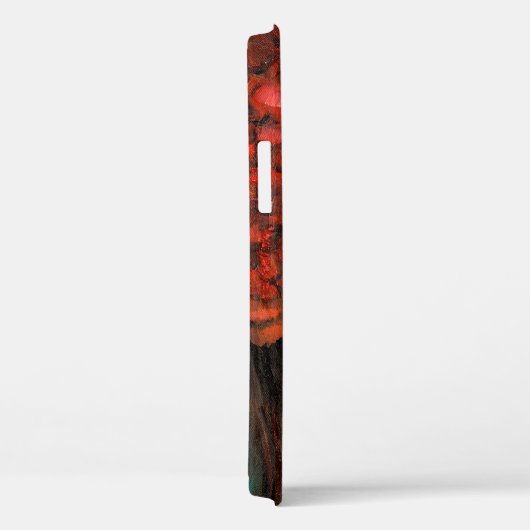 Abstract oliesschilderij waarop het gezicht en het Case-Mate iPhone case (Achterkant / Rechts)