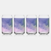 abstract olieverfschilderij blikvorm glas (Achterkant)