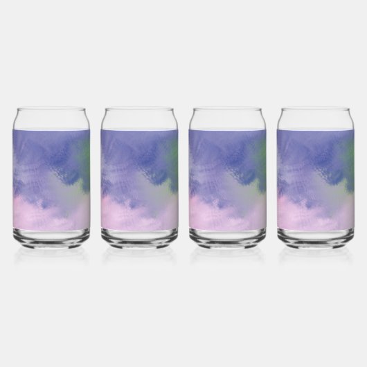 abstract olieverfschilderij blikvorm glas (Voorkant)