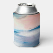 Abstract olieverfschilderij, canvastextuur. blikjeskoeler (Blikje Achterkant)