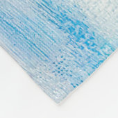 Abstract olieverfschilderij, canvastextuur. fleece deken (Hoek)