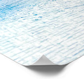 Abstract olieverfschilderij, canvastextuur. poster (Hoek)