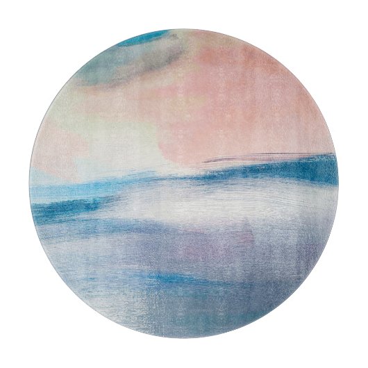 Abstract olieverfschilderij, canvastextuur. snijplank (Voorkant)