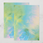 abstract olieverfschilderij kaart (Voorkant / Achterkant)