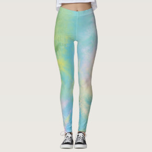 abstract olieverfschilderij leggings