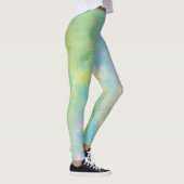 abstract olieverfschilderij leggings (Rechts)