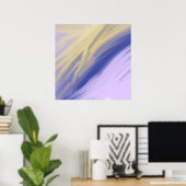 abstract olieverfschilderij poster (Thuiskantoor)