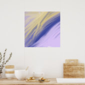 abstract olieverfschilderij poster (Keuken)