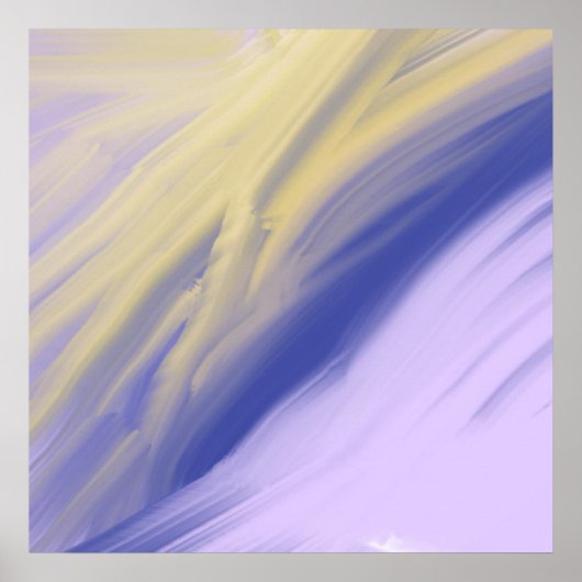 abstract olieverfschilderij poster (Voorkant)