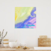 abstract olieverfschilderij poster (Keuken)