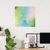 abstract olieverfschilderij poster (Thuiskantoor)