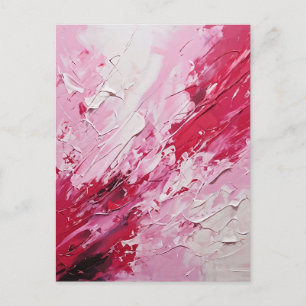 Abstract olieverschilderij briefkaart