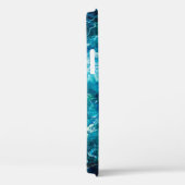 abstract olieverschilderij met golven in de oceaan Case-Mate iPhone case (Achterkant / Rechts)