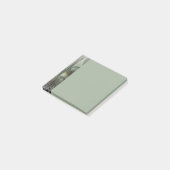 Abstract Olive Sage Green Gray Fractal Art Fantasy Post-it® Notes (Schuin)