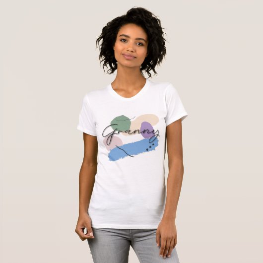 Abstract oma T-shirt (Voorkant volledig)