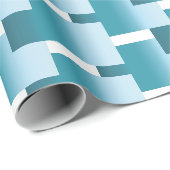 Abstract Ombre in tinten van blauwgroen Cadeaupapier (Rol Hoek)