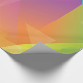 Abstract omgrenzingspapier voor regenboogstralen cadeaupapier (Hoek)
