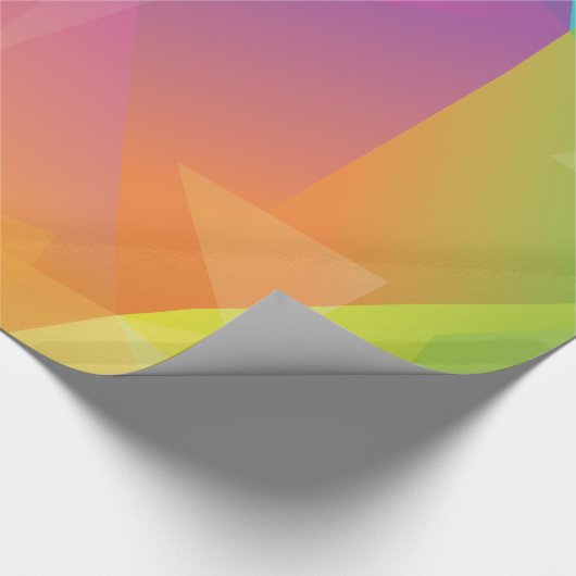 Abstract omgrenzingspapier voor regenboogstralen cadeaupapier (Hoek)
