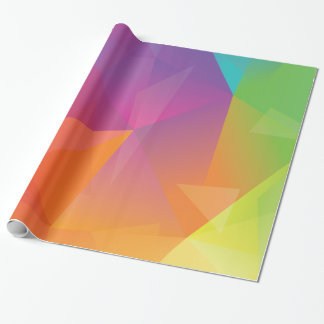 Abstract omgrenzingspapier voor regenboogstralen cadeaupapier
