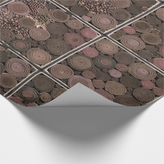 Abstract omhuld omlooppapier cadeaupapier (Hoek)