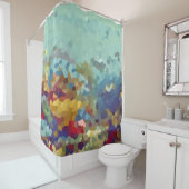 Abstract onder het Zee Douchegordijn (In situ)