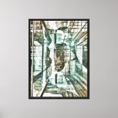 abstract onderzeeër canvas print (Voorkant)