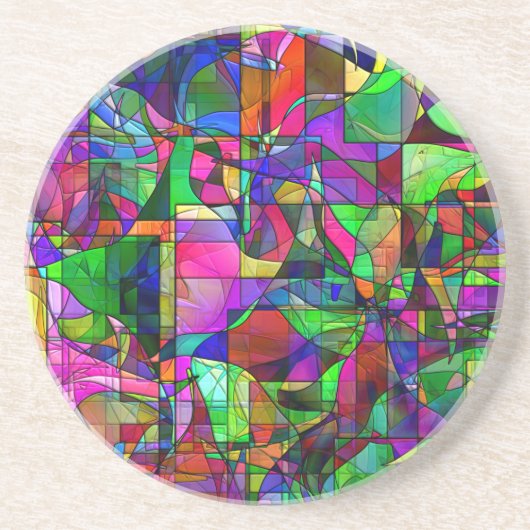 Abstract Onderzetter (Voorkant)